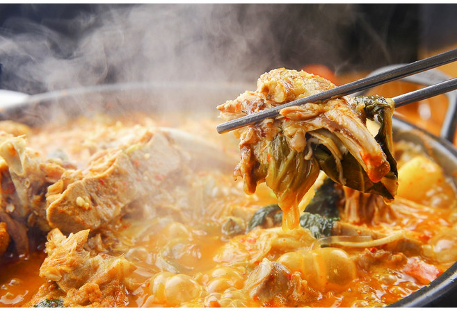 어촌 시래기 프리미엄 감자탕 맛집, 3.2kg, 1개