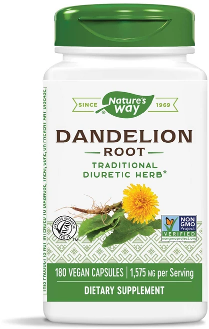 네이쳐스웨이 Nature's Way 민들레 뿌리 525mg 180비건캡슐, 180정, 1개 - 쿠팡