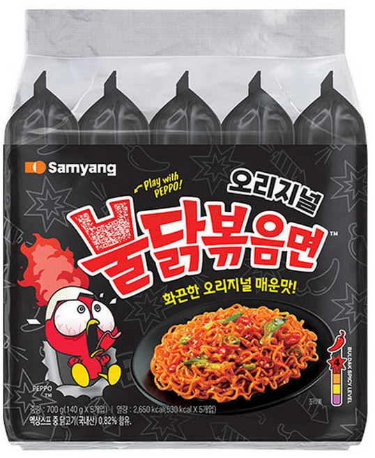 삼양 불닭볶음면 5입 /멀티팩, 5개