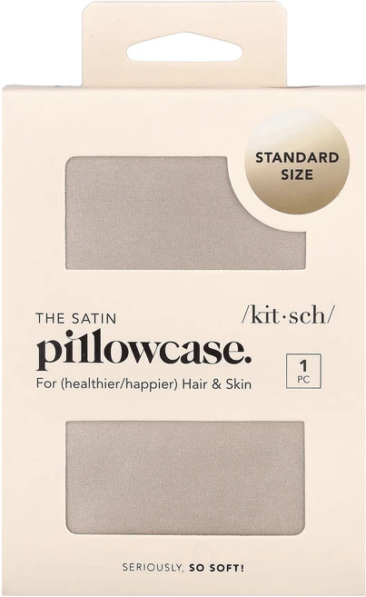 Kitsch 새틴 필로우 커버 스탠다드 사이즈 샴페인 1점, Kitsch새틴필로우커버스탠다드사이즈샴페인1점 - 쿠팡