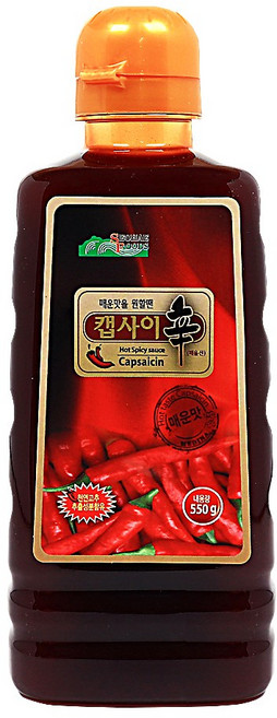 푸드올마켓_ 서해 캡사이신 매운맛소스 550g, 1개