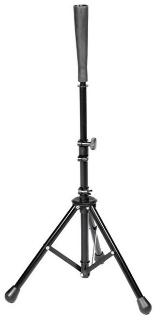 GAPINO 야구 소프트볼 배팅 받침대 티볼 거치대, 블랙, 1개