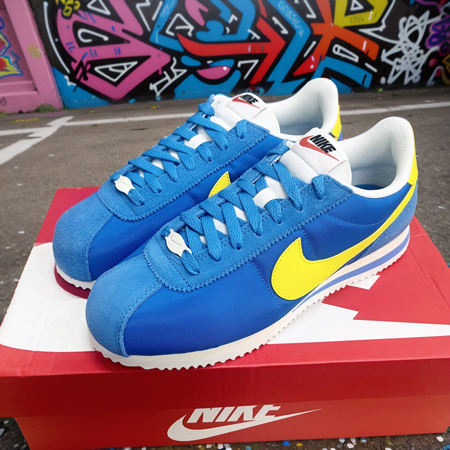 나이키 코르테즈 TXT 라이트 포토 블루 파란 파랑 남성용 스니커즈 운동화 데일리화 일상화 런닝화 신발