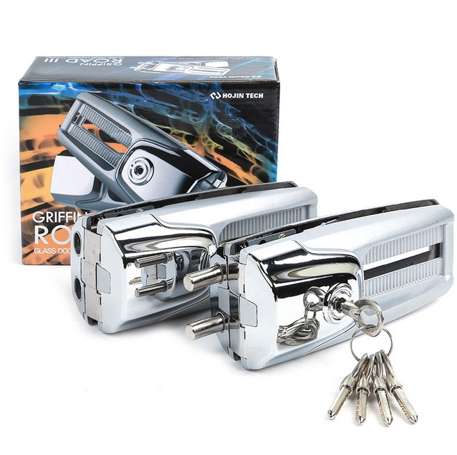 그리핀3 강화도어 양문용 열쇠 / 유리문열쇠 양문용 잠금장치, 그리핀3 (강화도어용), 고객직접설치