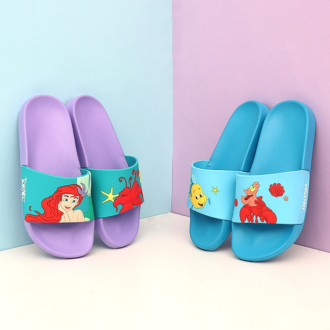 인어공주 슬리퍼 에리얼 세바스찬