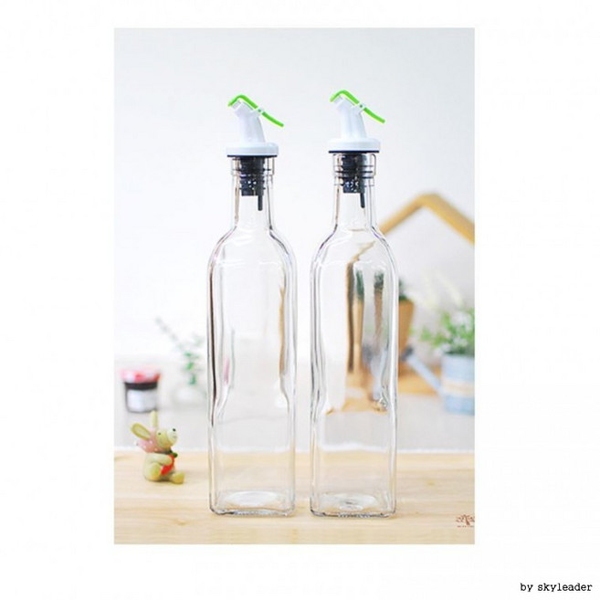 오일 소스병 500ml 2조세트 사각큐비, 1개