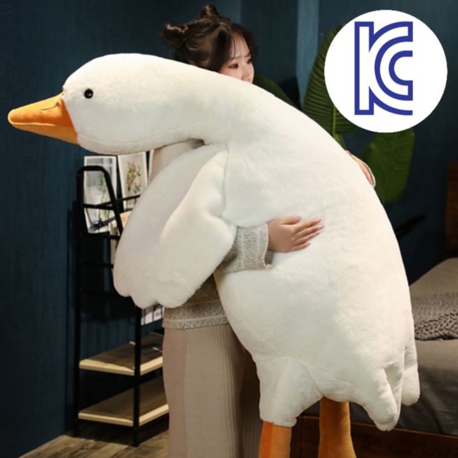 KC인증 소프레데코 조규성 오리 인형 대형인형 바디필로우 애착인형 출산선물 동물인형 집들이선물, 50cm