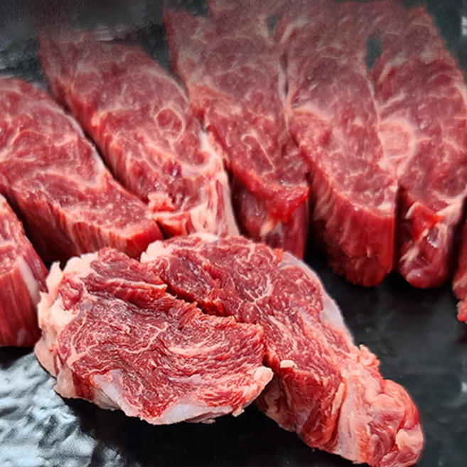 국내산 한우 1+ 제비추리, 2개, 200g