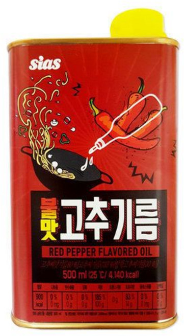 시아스 불맛고추기름, 시아스 불맛고추기름 500ml