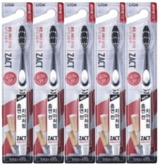 작트 흡연자 전용칫솔, 1개입, 5개