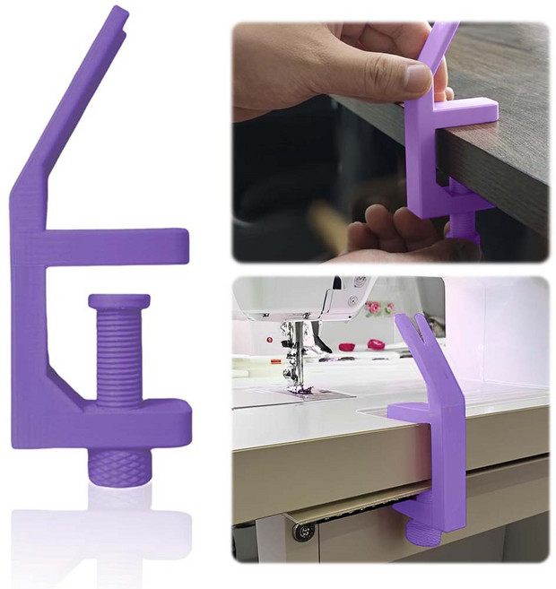 루베이 내구성 셀프 지퍼 수선 가이드 슬롯 정밀 정렬 수선 효율 향상 일상 유지보수/긴급 수선, 1개, 자주색