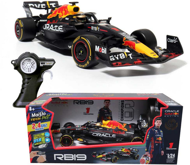마이스토 1:24 F1 오라클 레드불 레이싱카 RB19 2.4GHz USB충전 Redbull