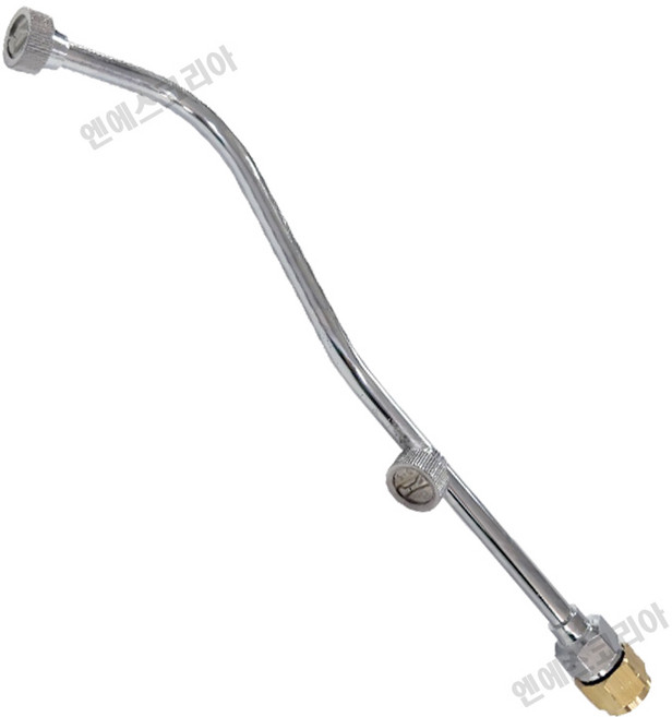 곡형 2구 노즐 분무기용 농약 제초용 노즐, 1개