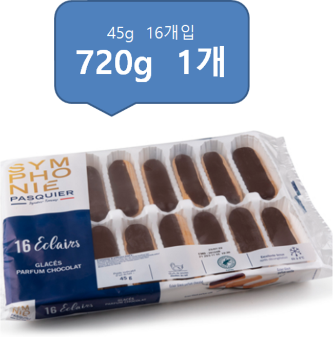 파스키에 에끌레어 초코 45g*16입 720g x 1개