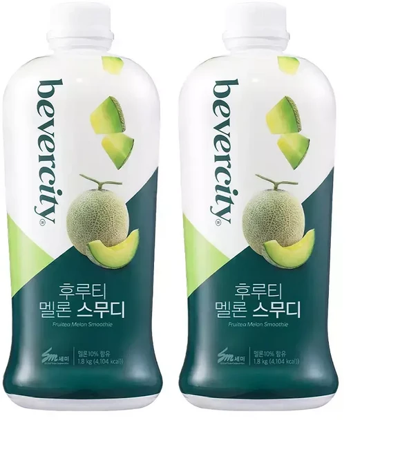 베버시티 후루티 멜론 스무디 2개세트, 1.8kg