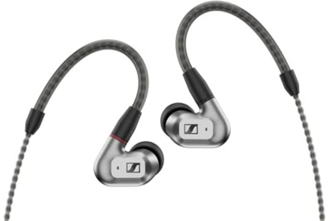 젠하이저 Amazon.co.jp 한 Sennheiser 이어폰 유선 IE 200 실버, 실버음악 키체인 세트