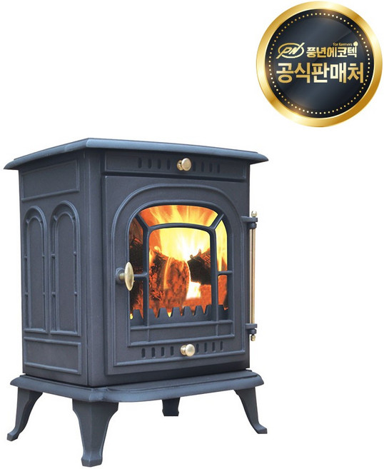 풍년 20평 나무 화목난로 주물 벽난로 실내 20평 008, 주물난로 20평 008