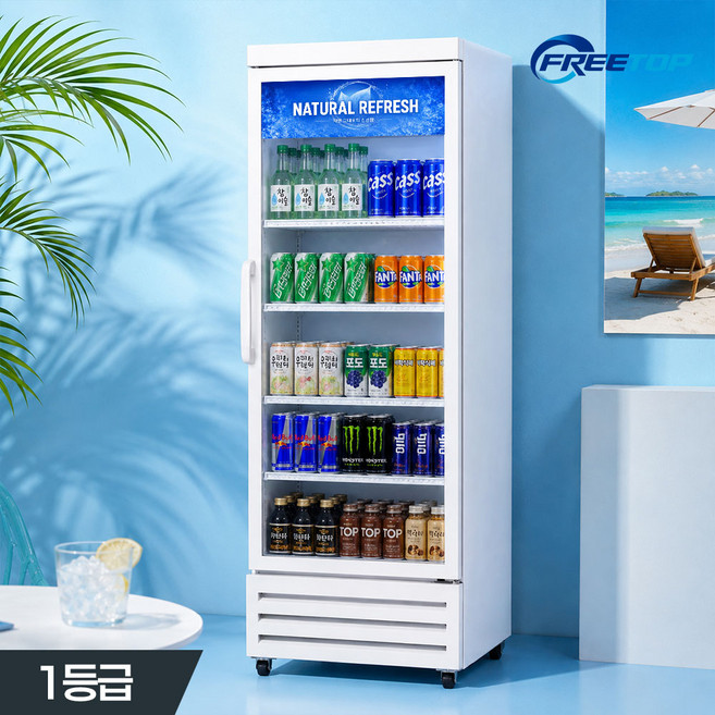 음료수 냉장고 국산 1등급 NR-490R 업소용 음료 쇼케이스 술장고 카페 편의점, NR-490R 우도어 (착불배송비 해피콜안내)