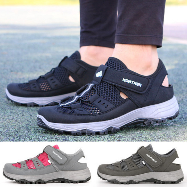 커플 샌들 트레킹 샌달 남성 아쿠아 슈즈 여성 아쿠아 신발 X917EM