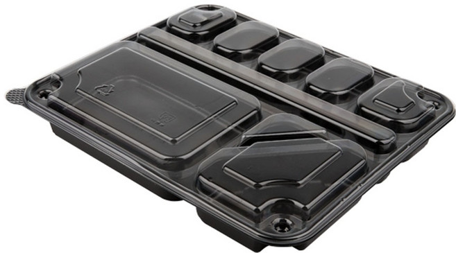 엠엔피 일회용 도시락통 1회용 도시락 고급 도시락용기 MP-L3 9칸, 1개, 50세트