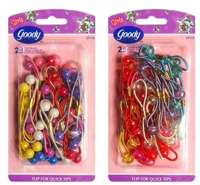 패션잡화 구디 오로라 방울 머리끈 28P 27118