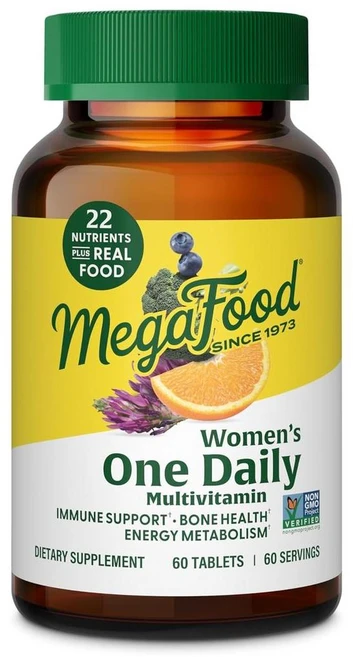 메가푸드 여성 원 데일리 멀티비타민 MegaFood Women One Daily Multivitamin, 1개, 60정 - 쿠팡