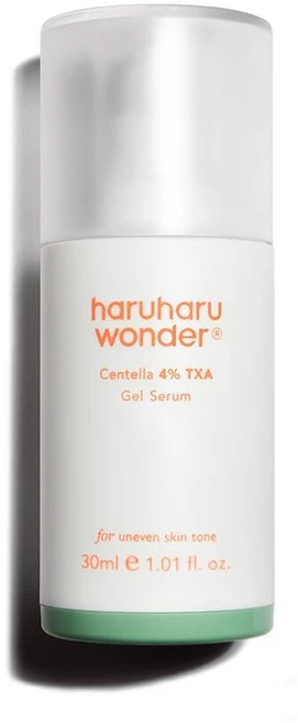 Haruharu wonder 4% TXA 젤 세럼 나이아신아미드 트라넥삼산 비타민 C 및 센텔라 한국 스킨케어 29.5ml(1.01온스), Haruharu wonder 4% TXA 젤 세럼, 나 - 쿠팡