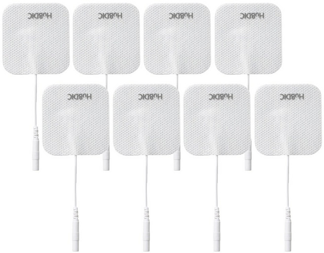 휴비딕 체외형 의료용 전극 핀타입 저주파 패드 4p, 2세트, 정사각 핀타입패드 1조(4장)