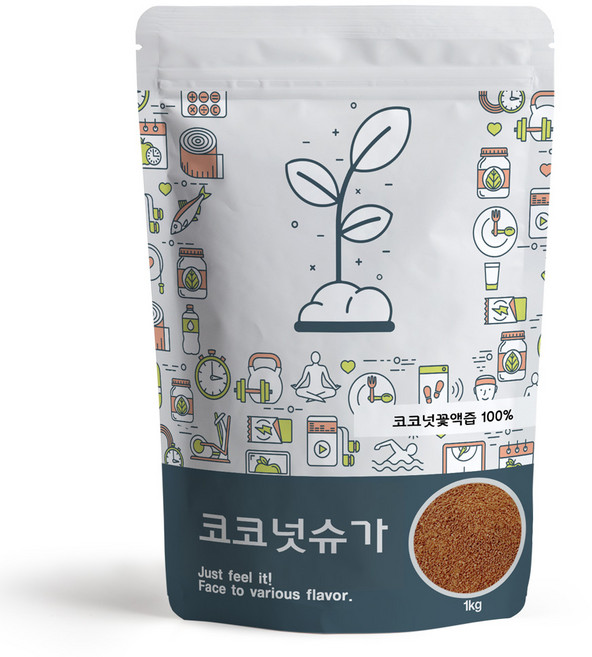 푸른빈 코코넛슈가 코코넛설탕 비정제설탕, 1개, 1kg