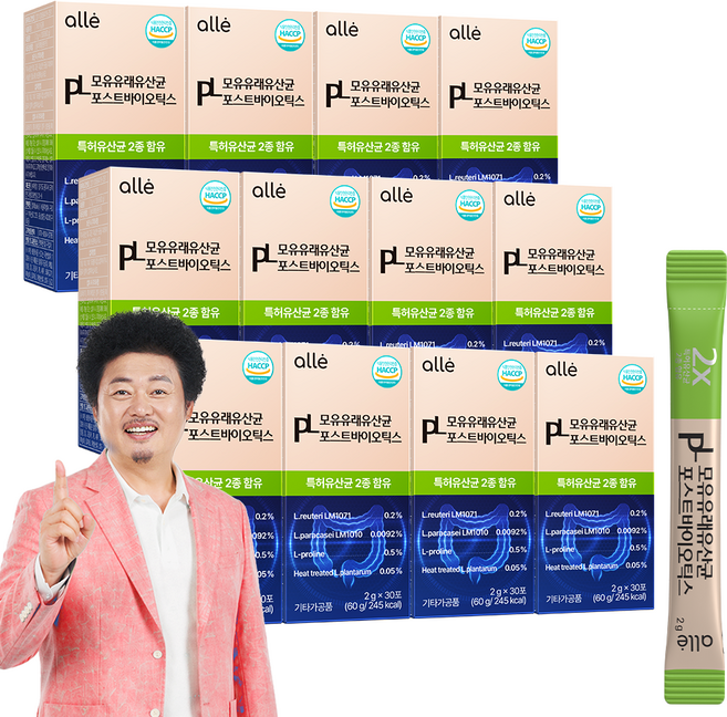 유산균 모유 포스트바이오틱스 프롤린 알레, 12박스, 30회분