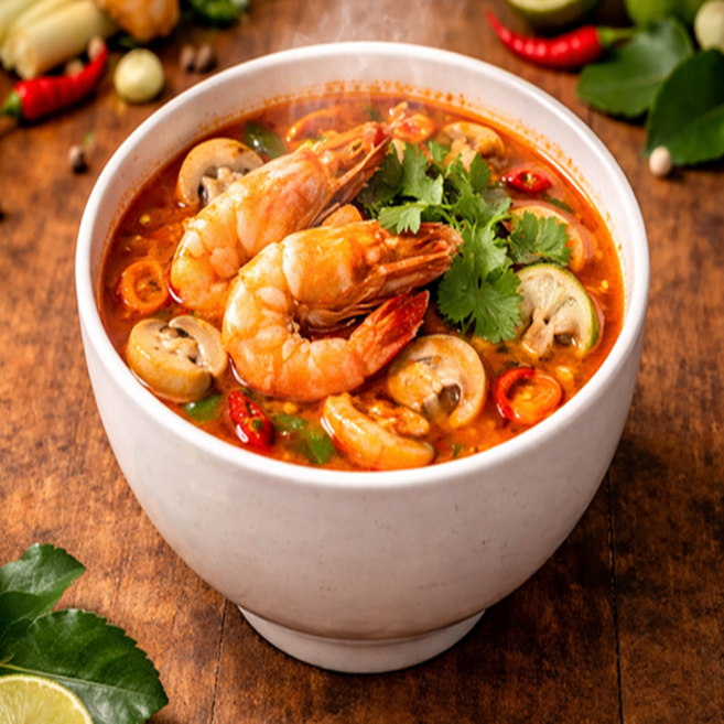 제이제이푸드 타이진 똠양꿍 밀키트 2인분, 1개, 600g