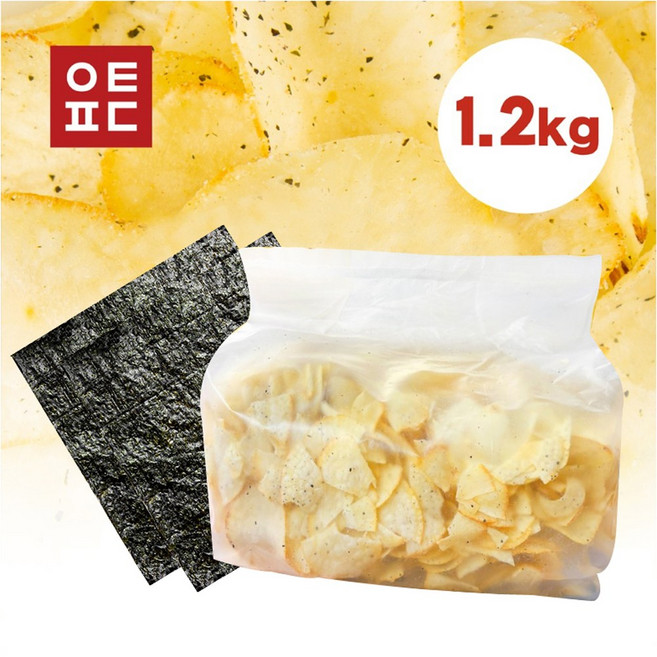 아트푸드 카사바칩 김맛, 1개, 1.2kg