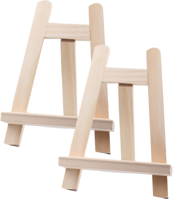 위시월드 미술 나무 이젤 2개