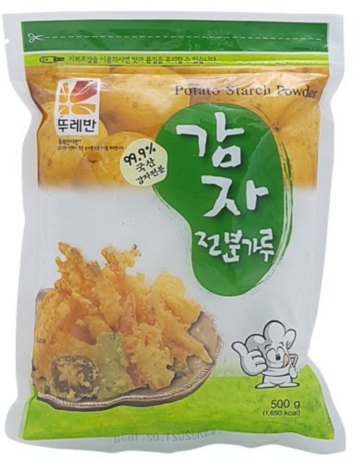 국산 감자전분가루 500g, 1개