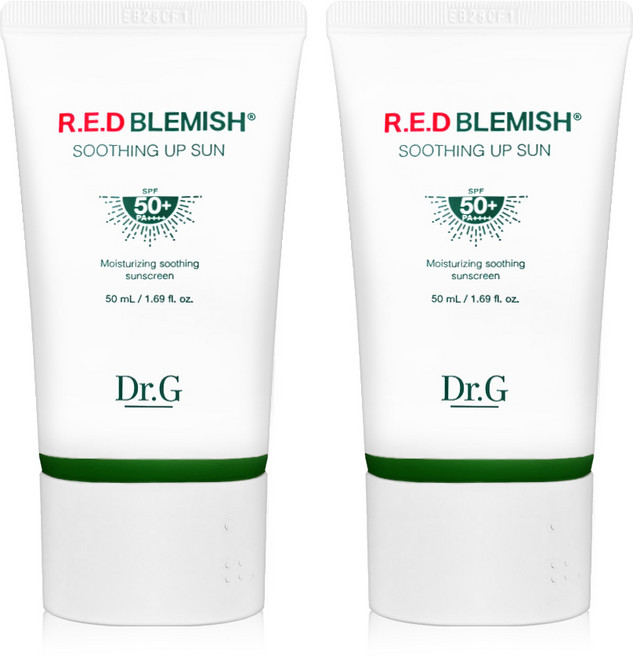 닥터지 레드 블레미쉬 수딩 업 선로션 SPF50+ PA++++, 50ml, 2개