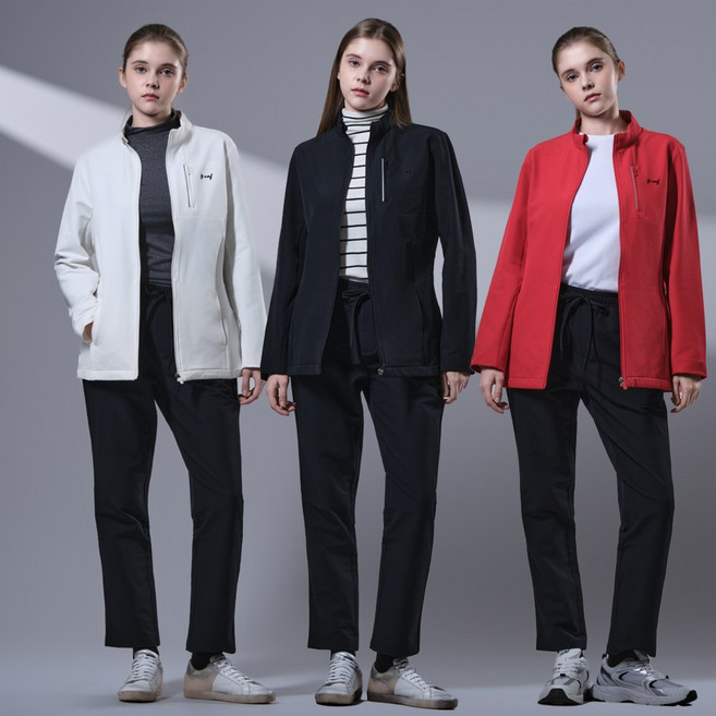 [르까프] 여성 25FW 우븐기모 트랙 세트