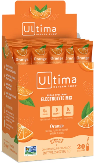 얼티마리플레니셔 데일리 일렉트로라이트 드링크 믹스 오렌지 20 스틱팩, 64g, 1개 - 쿠팡