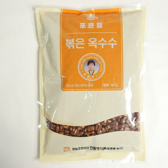 볶은옥수수 500g 국산 옥수수 옥수수차 구수하고 깊은 맛 쪽빛누리, 1개, 1개입