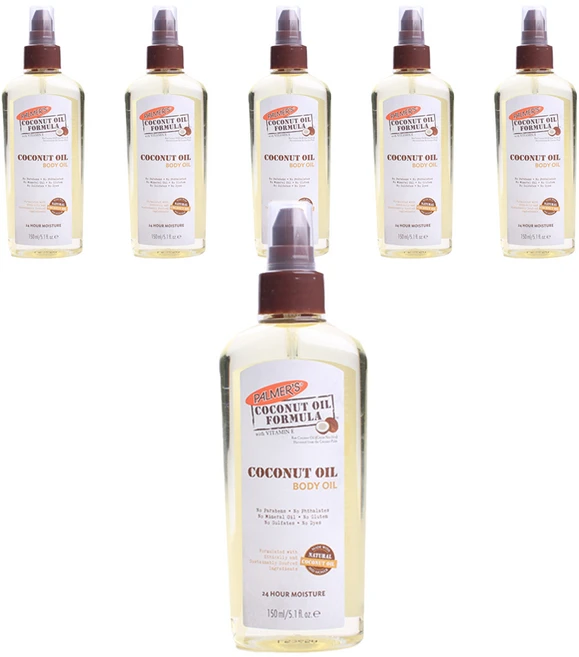 파머스 코코넛 바디 오일 포뮬러 비타민 E, 150ml, 6개 - 쿠팡