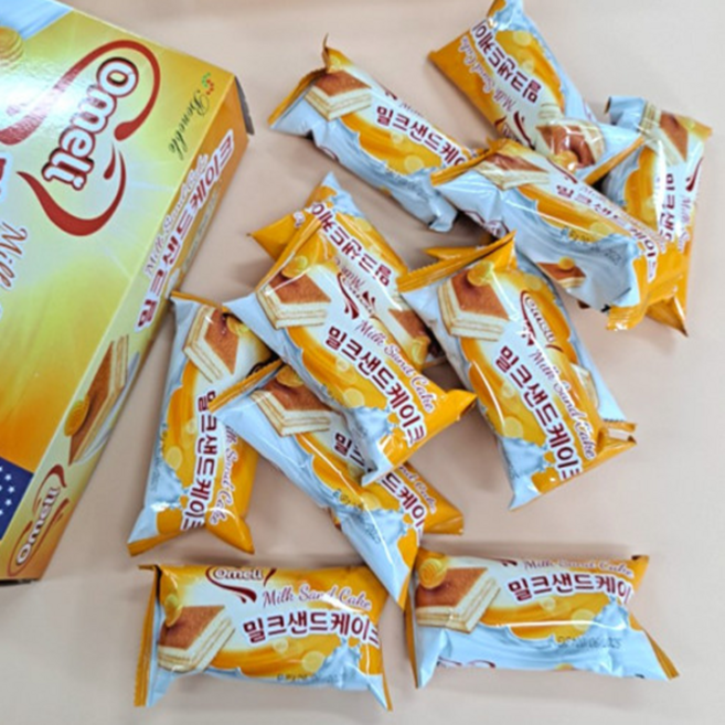 omeli 미니샌드케이크, 216g, 12개