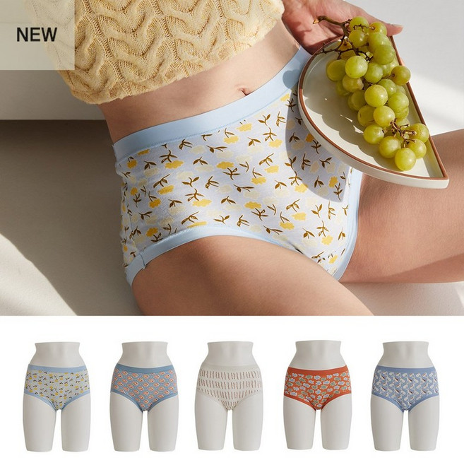 라페어 라페어 숲 속의 산책 인견 나염 팬티 5종 컬렉션 LWWFW242 236647