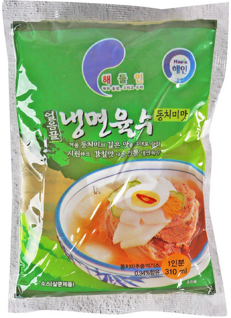 푸드올마켓_ 해인 쇠고기맛 냉면육수 310ml, 1개