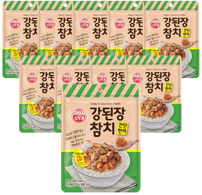 오뚜기 간단한끼 강된장참치 95g X 10개