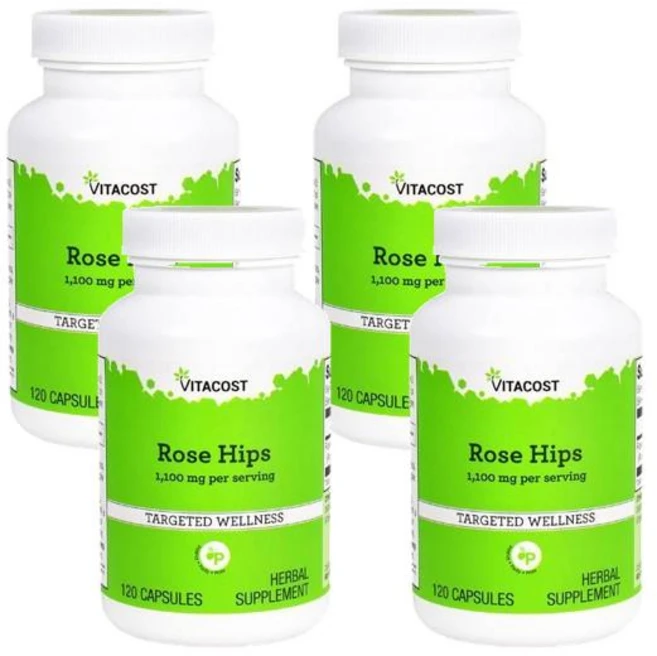 비타코스트 로즈힙 550mg 캡슐 120정, 4개 - 쿠팡