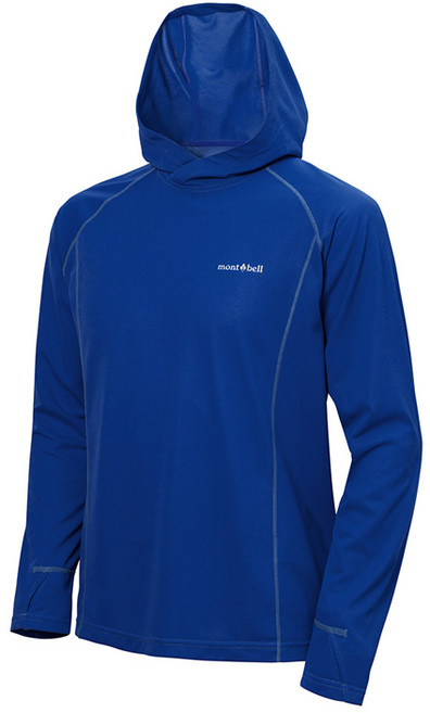 台灣黑熊 mont-bell 1114697 男 COOL Hoodie 抗UV連帽外套 長袖排汗衣 涼感排汗衣
