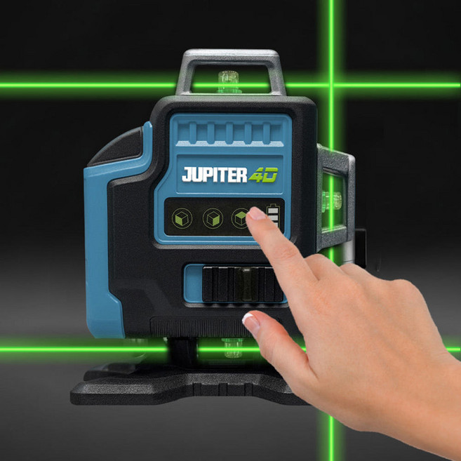 주피터 산업용 4D 레이저 레벨기 그린 16라인 JL4D-20BO 보쉬 호환 베어툴, 1개
