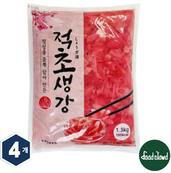 이엔 적초생강, 1.3kg, 4개