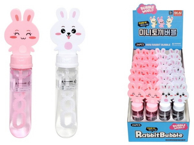 미니 토끼 스틱 버블 24개 한박스세트, 1개