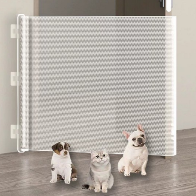 조하펫 애견 강아지 안전문 울타리, 1개, 화이트