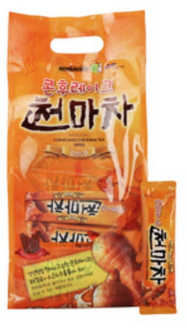 간편한영양간식/칼슘과 유근피추출물까지 함유/콘후레이크 천마차 [스마트세일즈], 4개, 50개입